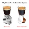 New Upgraded Reusable Coffee Capsule For Nespresso Stainless Steel Coffee