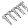200PCS Round Head Drill Screws 304 Stainless Steel Self Drilling