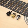 sourcing map Guitar Strap Button Buckle Lock Metal Small End