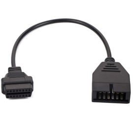 Aramox OBD1 12 Pines a OBD2 16 Pines Cable Adaptador de Conector de Herramienta de Diagnóstico para GM Plug & Play Anti-Jamming