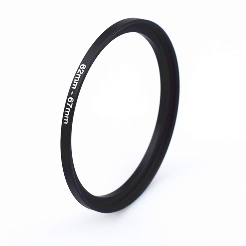 62 mm to 67 mm metal filter ring, 62-67 mm