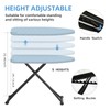 Ironing Board Adjustable Height Folding Ironing Board with Iron Pad,