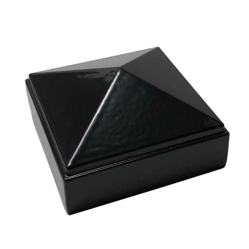 Decorex Hardware 2" x 2" Aluminum Pyramid Post Cap for