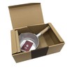 Kyoto Katsugu Snow Flat Pot, Frosted, 7.9 inches (20 cm),
