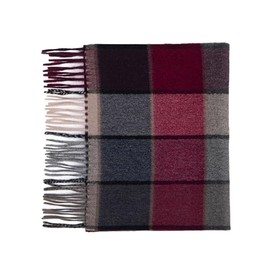 Lona Scott 100% Cashmere Scarf, Redwood 0951