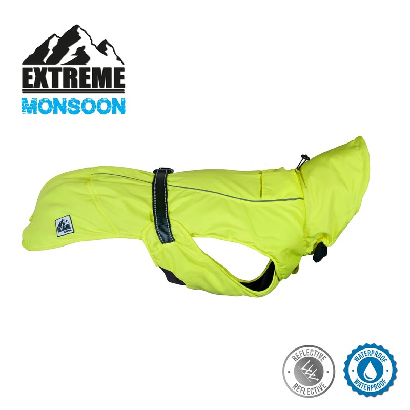 Ancol Extreme Monsoon Dog Coat Hi-Vis 35 cm, S/M