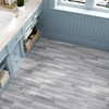 WESTICK Grey Peel and Stick Floor Tile Waterproof Bathroom Floor