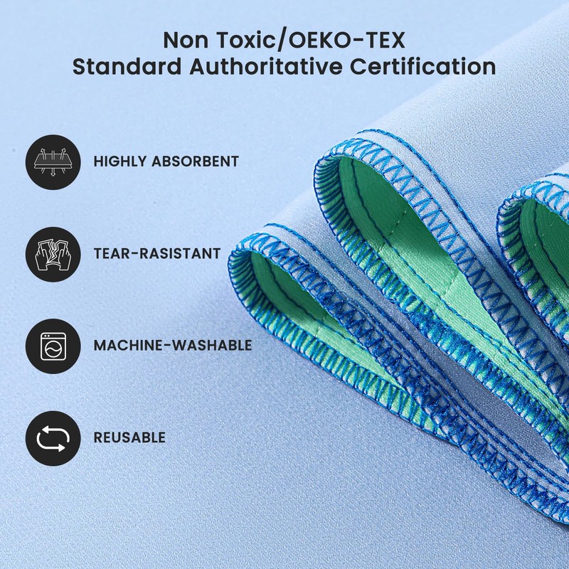 Washable Underpads,Super Absorbency Reusable Bedwetting Incontinence Pads for Kids, Adults,