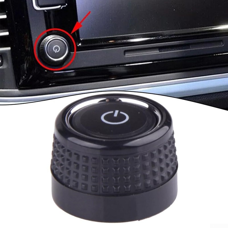 SPORTARC Car Radio Control Knob Replacement for Golf 6 for