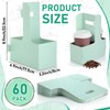 Kosiz 60 Pcs 2 Cups Drink Carrier with Handle 6.9
