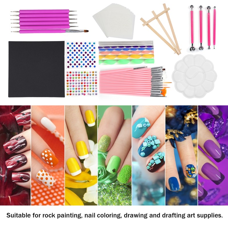 Mandala Dotting Tools Acrylic Rod Dotting Pen Ball Stylus Palette