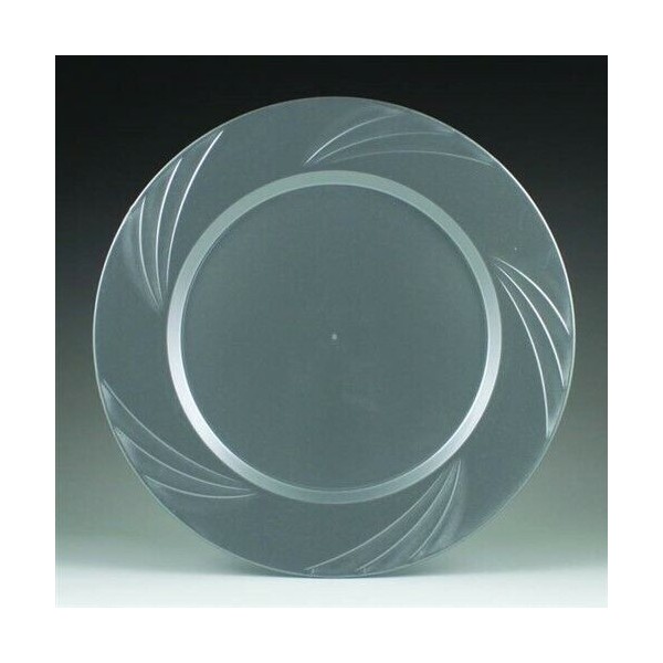 Newbury Silver Plastic Plates 9.5" (15 Pack )