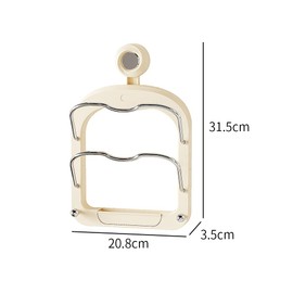Pot Lid Stand, Cutting Board Holder, Ladle Stand, Pot Lid Stand, Pot Lid Stand, Pan Stand Lid Stand, Wall Mounted Punching Free Anvil Frame, Removable Asphalt Tray Suction Cup Lid Frame, Kitchen