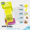 Emraw Highlighters Yellow, Comfort Grip Highlighter Marker Set, Nontoxic Pen