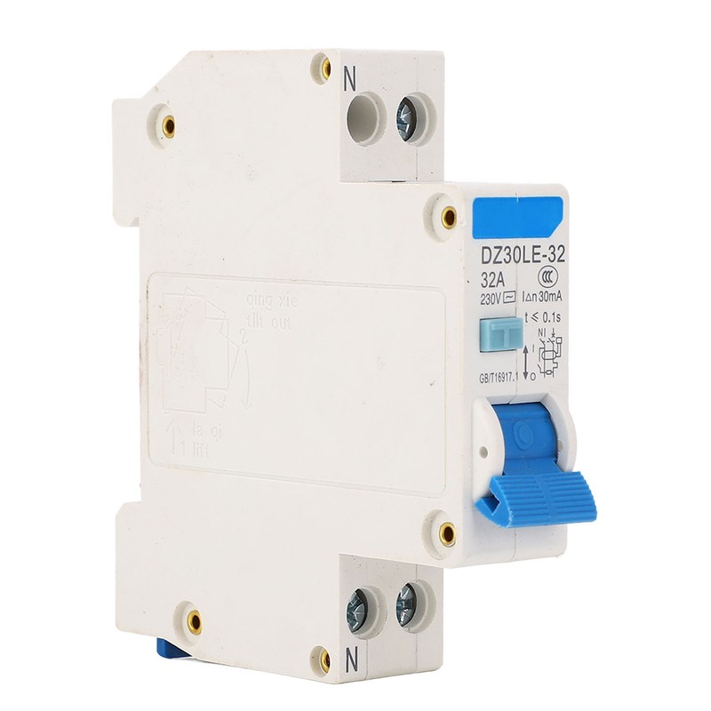 Leakage Protector Miniature Circuit Breaker DZ30LE‑32 Mini 1 Pole DIN