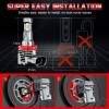 CHUSYYRAY For Peterbilt 579 587 Trucks LED Headlight Kit 4