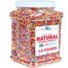 A Great Surprise Dye-Free Rainbow Sprinkles – 1.6 Pounds -