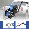 DIRBUY 2500lbs Heavy Duty Boat Trailer Winch with 32FT Strap,