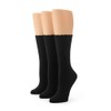 No nonsense Women's Scallop Pointelle Crew Sock, New Black -