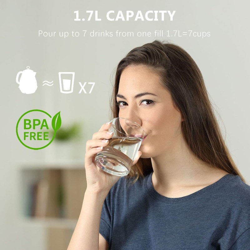 1.7L Electric Kettles, BPA Free Tea Kettle, Hot Water Boiler