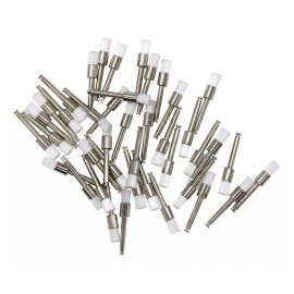 Bomaoer Cepillos Descartables Planos De Nailon, Blanco, 100 Piezas