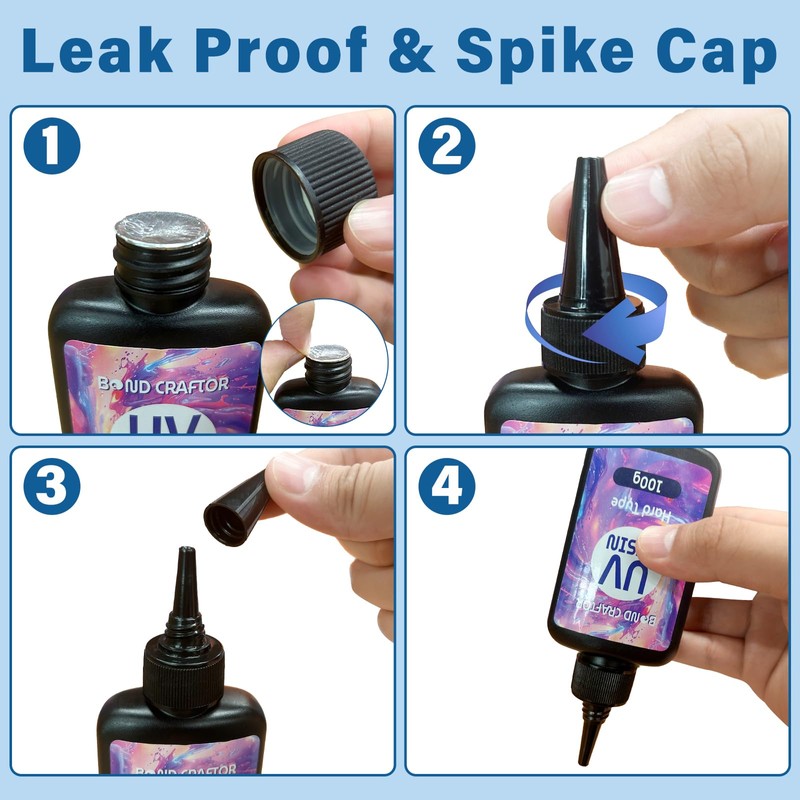 Bond Craftor UV Resin 300g, Fast Curing Clear Epoxy Resin