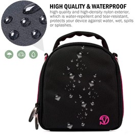 WonderfulGiftShop Small Camera Case Bag Compatible with Canon EOS Rebel T7 / R50 / R6 Mark II / T6 / R100 / R50 V / R8 / R10 / R5 Mark II/RP / 5D Mark IV / R7