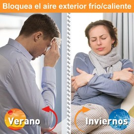 Tira de sellado de ventana autoadhesiva,guardapolvos para puertas， , tira de sellado de ventana de silicona, cinta autoadhesiva a prueba de insectos, a prueba de polvo y a prueba de polvo, aislamiento acústico, bajo puerta