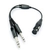 WODASEN Aviation Headset Adapter for Airbus XLR 5 Pin Head