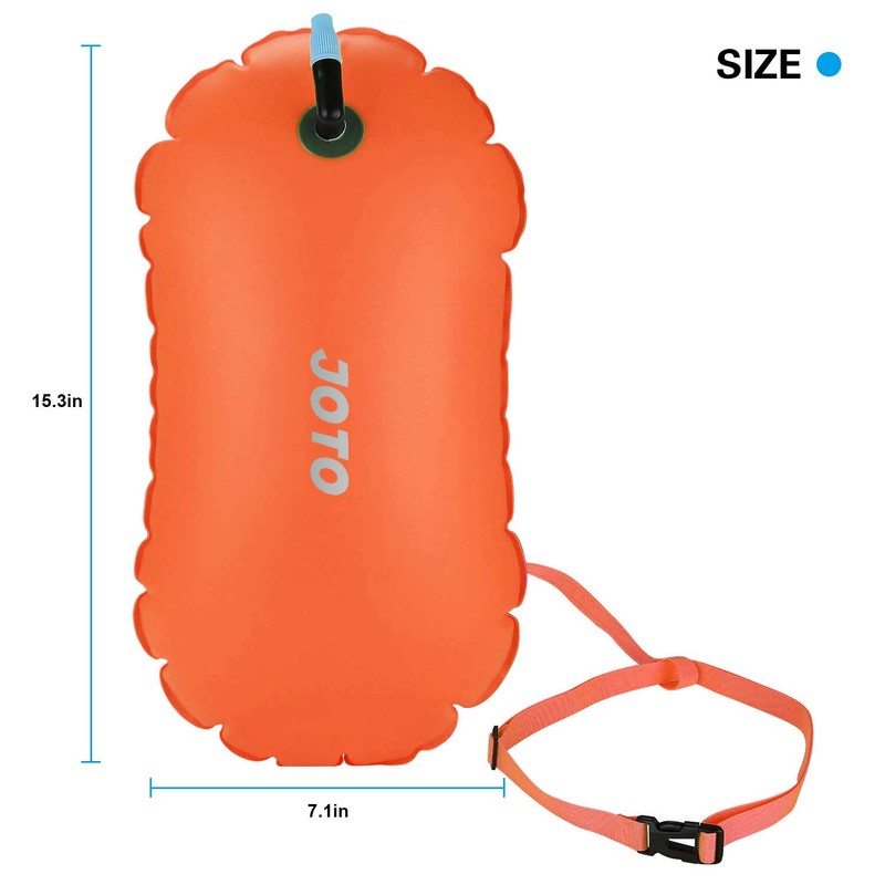 JOTO 2 Pack Swim Buoy Float for Open Water, Swimming