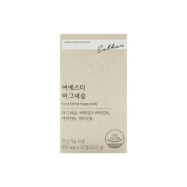 Esther Formula Yeo Esther Magnesium 850mg x 30 tablets 1 box / 에스더포뮬러 여에스더 마그네슘 850mg x 30정 1박스