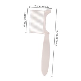 OHPHCALL Hair Razor Comb for Men Styling Comb Retro Graffiti Design Versatile for Barbershop Home