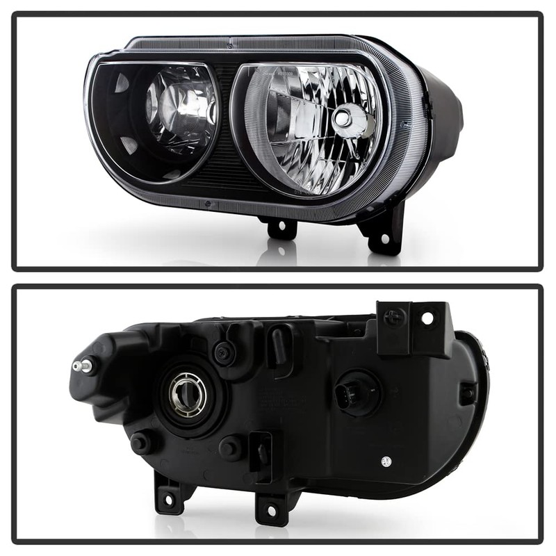 ACANII - For 2008-2014 Dodge Challenger SE|R/T [Halogen Model] Black