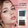 GEMERRY YY-Shaped Volume Eyelashes, Pre-Fanned 2D, 4D Eyelashes, Y Lashes,