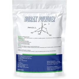 Myoc Borax Powder - 14.99 Oz, Borax Powder Bulk, Borax Powder for Laundry, Borax Powder for Hand Cleaner & Soap, Borax Powder for Slime, Borax for Washing Powder PO2