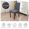 Genina Waterproof Chair Covers for Dining Room, Stretch Jacquard Dining