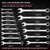30-Piece Combination Wrench Set - Open End Wrench Set with