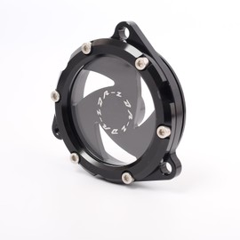 Oil filter cover compatible with DR-Z400 /DR-Z400E /DR-Z400S /DR-Z400SM / LT-Z 400 /, made of aluminum alloy and cut by CNC.Motorcycle Starter Idle Gear Cover (Black)