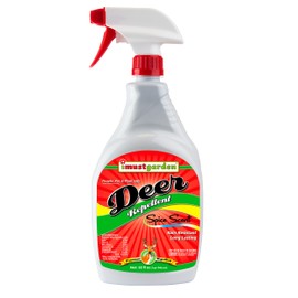 I Must Garden Deer Repellent: Spice Scent Deer Spray for Gardens & Plants – Natural Ingredients – 32oz Ready to Use