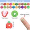 10000 pcs (20 Styles) Fruit Clay Slices, VEINARDYL Nail Art