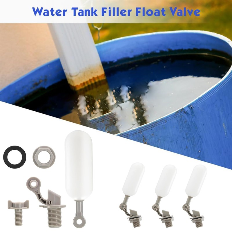Xinghonyac 3 Pcs Float Valve Set, 1/2-Inch Water Supply Pipe