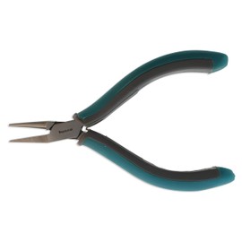 BeadSmith Simply Modern Series, Round/Flat Nose Pliers, 4.75 Inches Long