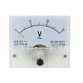 uxcell 85L1 AC 0-30V Rectangle Analog Volt Panel Meter Gauge
