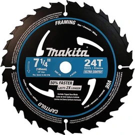 Makita Sierra Circular con Rombo Ct Atb "M Force", color Negro, 7 1/4" x 5/8" x 24 Dientes