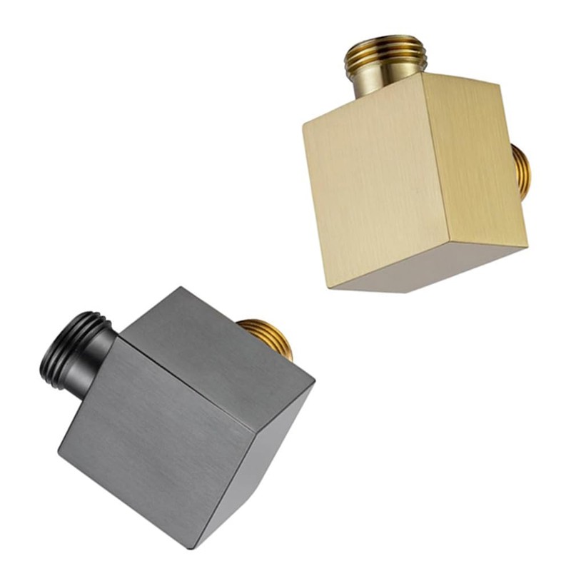 Gold Hand Shower Wall Outlet Elbow, G1/2 Inch Handheld Shower