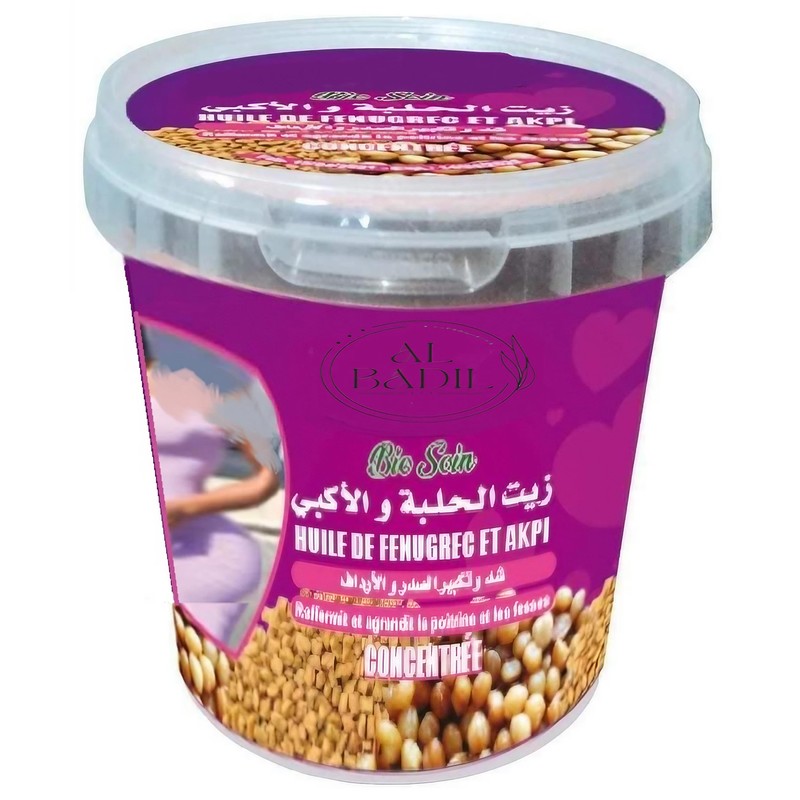 Fenugreek Butter and Akpi Based on 100% Fenugreek and Akpi