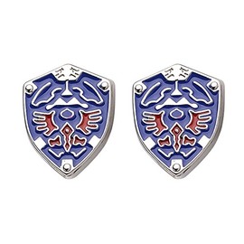 Patch Nation Legend of Zelda Triforce Shield Cosplay Cufflinks Cuff Links