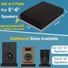 QDVDQ 2 Pack Studio Monitor Isolation Pads, Innovative 3-layer Construction,