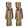 Farmhouse Cabinet Pulls 2 Pack - Vintage Bronze Drawer Handles