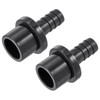 sourcing map PVC Pipe Fitting 10mm Barbed x 20mm OD